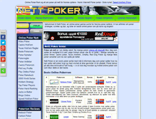 Tablet Screenshot of nettpoker.com
